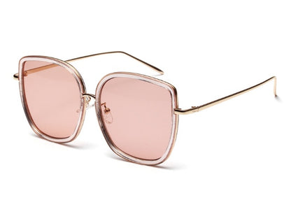 Gafas de sol vintage con montura transparente