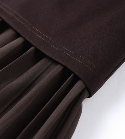 Vestido Longo com Cintura em Renda- Patchwork