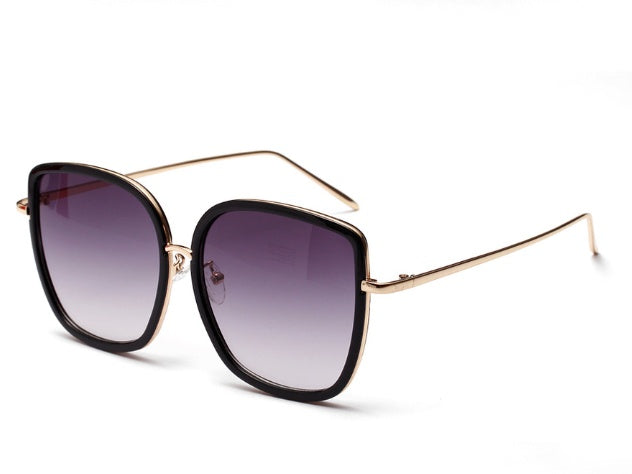 Gafas de sol vintage con montura transparente