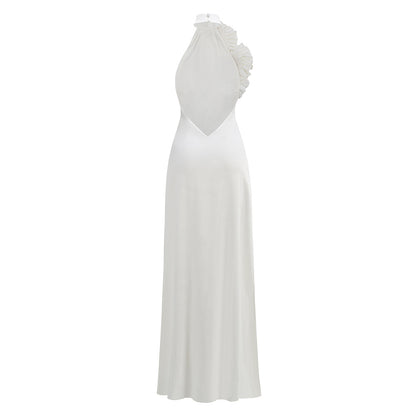 Vestido Halter Backless Elegante