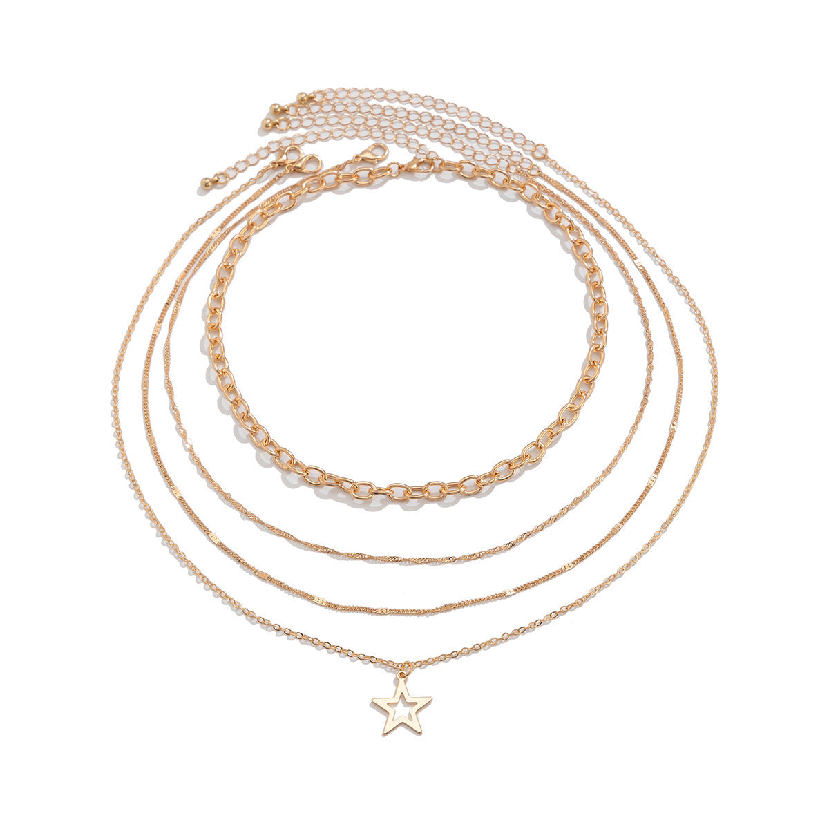 Cadena de estrella para la clavícula