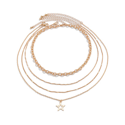 Cadena de estrella para la clavícula